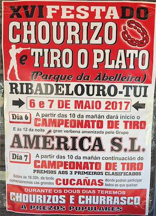 Fechas, información, programa, cartel, imágenes, mapa y ubicación de Festa do Chourizo de Ribadelouro  en  Tui