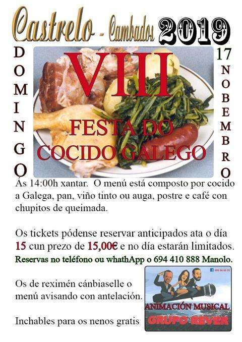 XIII Festa do Cocido con Cachucha de Castrelo en Cambados