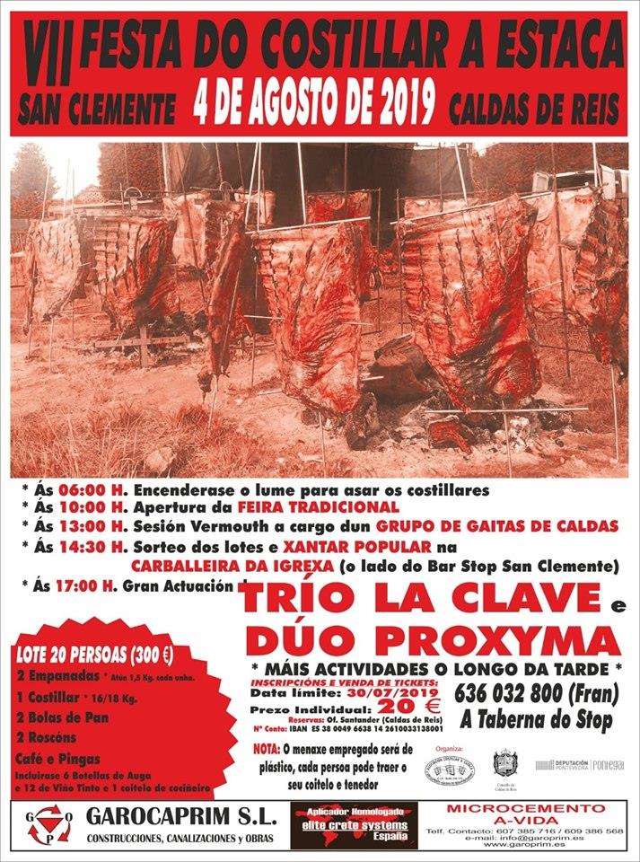 IX Festa do Costillar a Estaca de San Clemente en Caldas de Reis