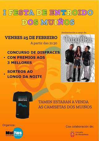 Fechas, información, programa, cartel, imágenes, mapa y ubicación de II Festa do Entroido dos Muíños  en  Mondoñedo