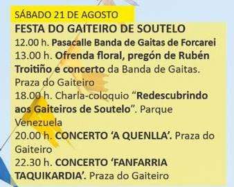 XLIV Festa do Gaiteiro de Soutelo de Montes en Forcarei