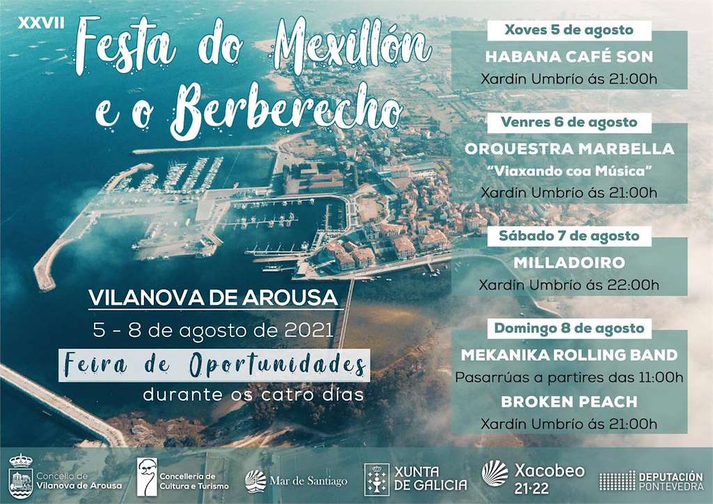 XXX Festa do Mexillón e do Berberecho (2024) en Vilanova de Arousa