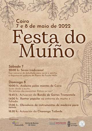 Fechas, información, programa, cartel, imágenes, mapa y ubicación de XXXIII Festa do Muíño de Fausto  en  Cangas