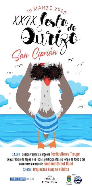 Fechas, información, programa, cartel, imágenes, mapa y ubicación de XXXI Festa do Ourizo de San Ciprián  en  Cervo