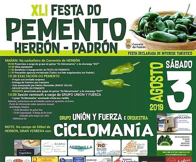 XLIII Festa do Pemento de Herbón en Padrón