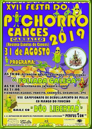 Fechas, información, programa, cartel, imágenes, mapa y ubicación de XIX Festa do Pichorro de Cances  en  Carballo