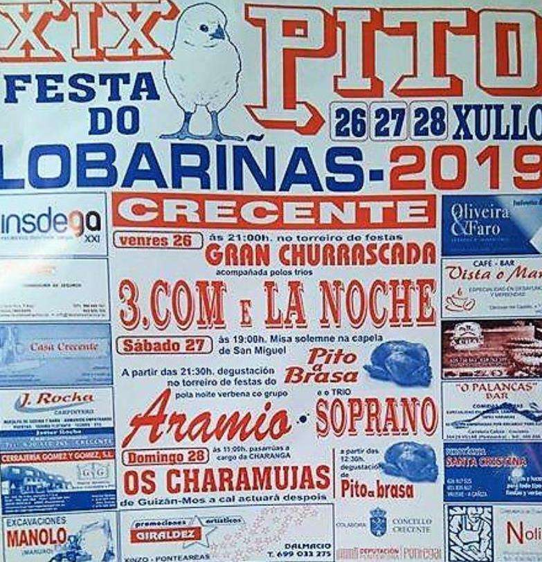XXI Festa do Pito a Brasa de Lobariñas (2024) en Crecente