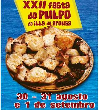 Fechas, información, programa, cartel, imágenes, mapa y ubicación de XXV Festa do Polbo (2024)  en  Illa de Arousa