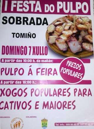 Fechas, información, programa, cartel, imágenes, mapa y ubicación de III Festa do Pulpo de Figueiró  en  Tomiño
