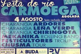 Fechas, información, programa, cartel, imágenes, mapa y ubicación de Festa do Río de Carmoega  en  Agolada