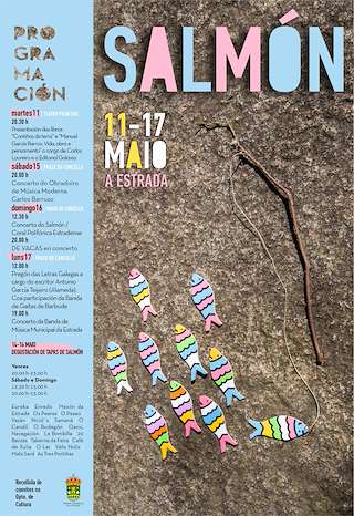 Fechas, información, programa, cartel, imágenes, mapa y ubicación de L Festa do Salmón  en  A Estrada