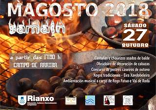 Fechas, información, programa, cartel, imágenes, mapa y ubicación de Festa do Samaín e Magosto  en  Rianxo