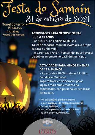 Fechas, información, programa, cartel, imágenes, mapa y ubicación de Festa do Samaín  en  Lobios