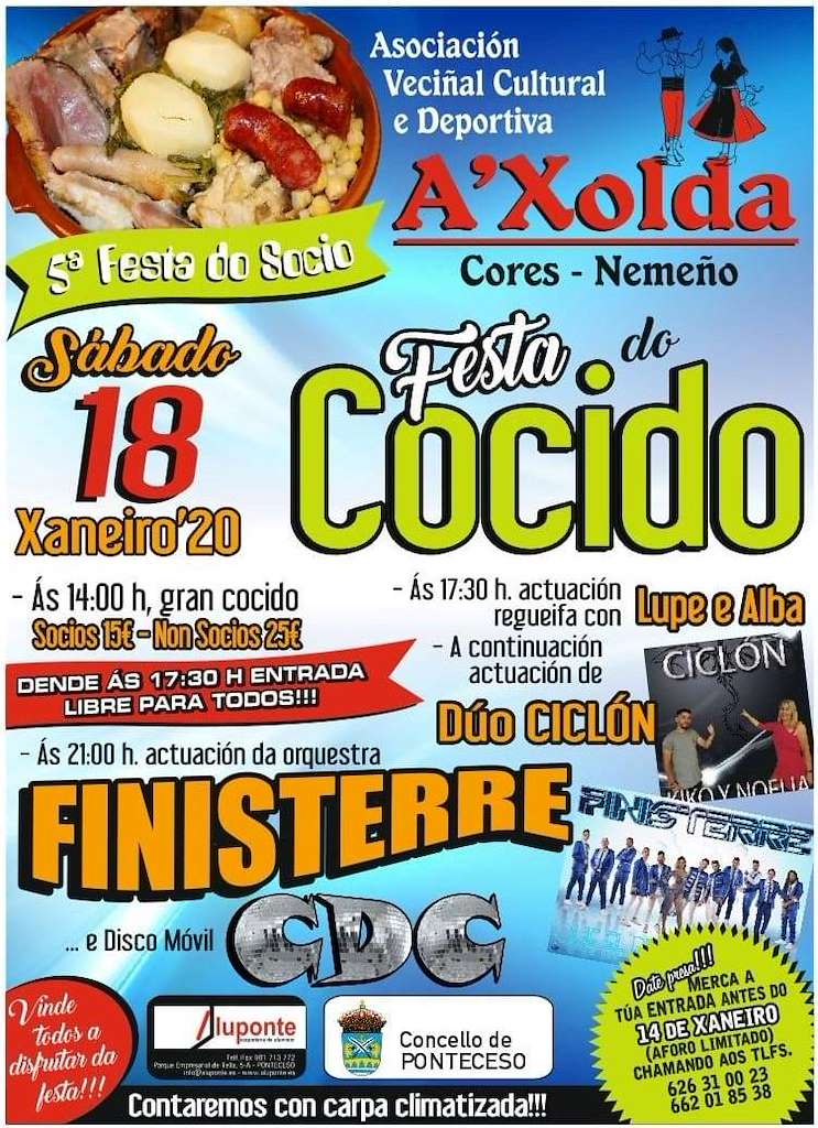 VII Festa do Socio - Festa do Cocido da Xolda en Ponteceso