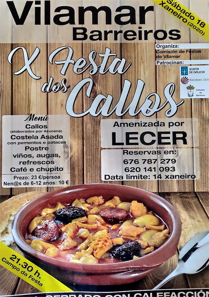 XII Festa dos Callos de Vilamar en Barreiros
