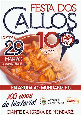 Fechas, información, programa, cartel, imágenes, mapa y ubicación de Festa dos Callos  en  Mondariz