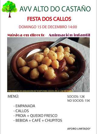 Fechas, información, programa, cartel, imágenes, mapa y ubicación de Festa dos Callos  en  Narón