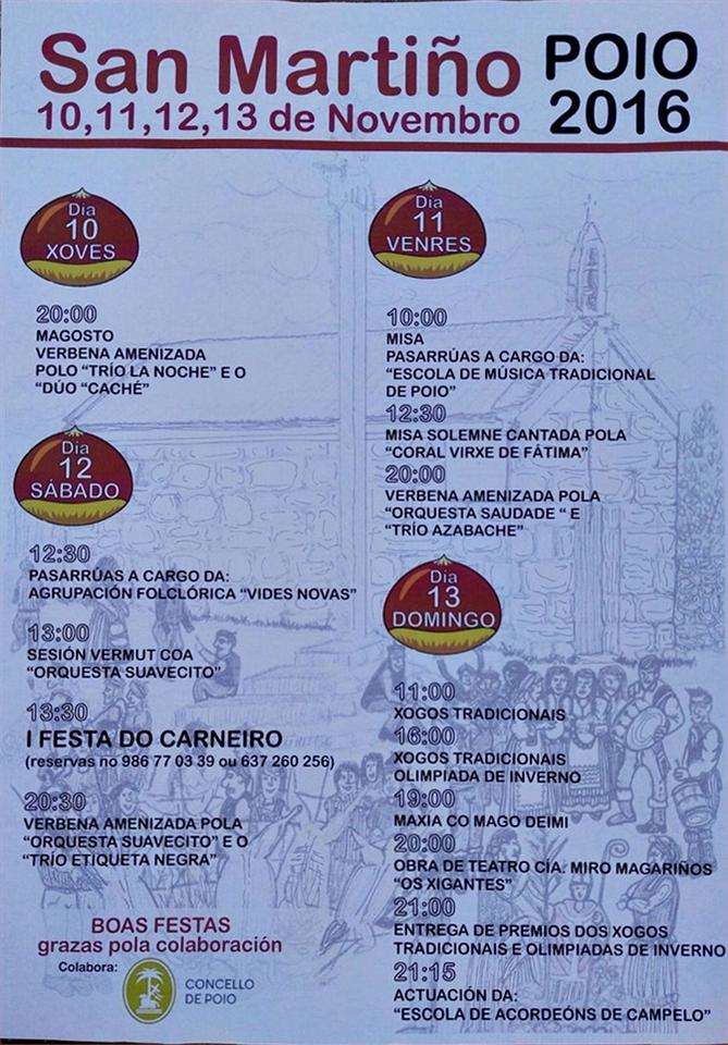 Festa dos Dolores de San Martiño  en Poio