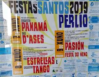 Fechas, información, programa, cartel, imágenes, mapa y ubicación de Festa dos Santos de Perlío  en  Fene