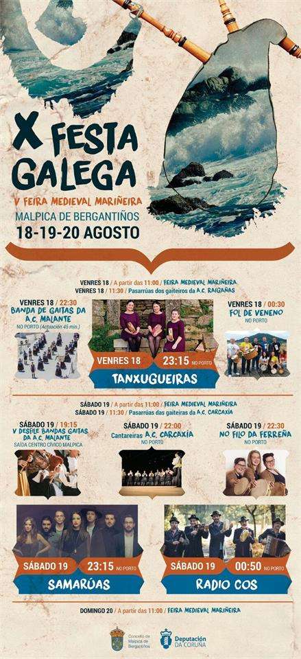 Festa Galega en Malpica de Bergantiños
