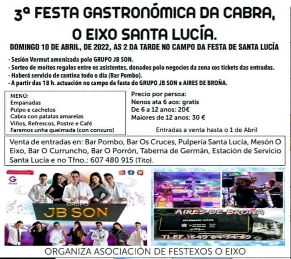 V Festa Gastronómica da Cabra en Santiago de Compostela