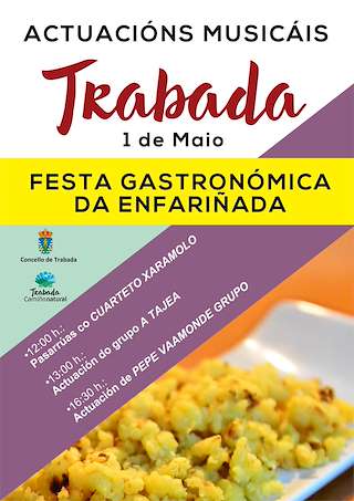 Fechas, información, programa, cartel, imágenes, mapa y ubicación de V Festa Gastronómica da Enfariñada  en  Trabada