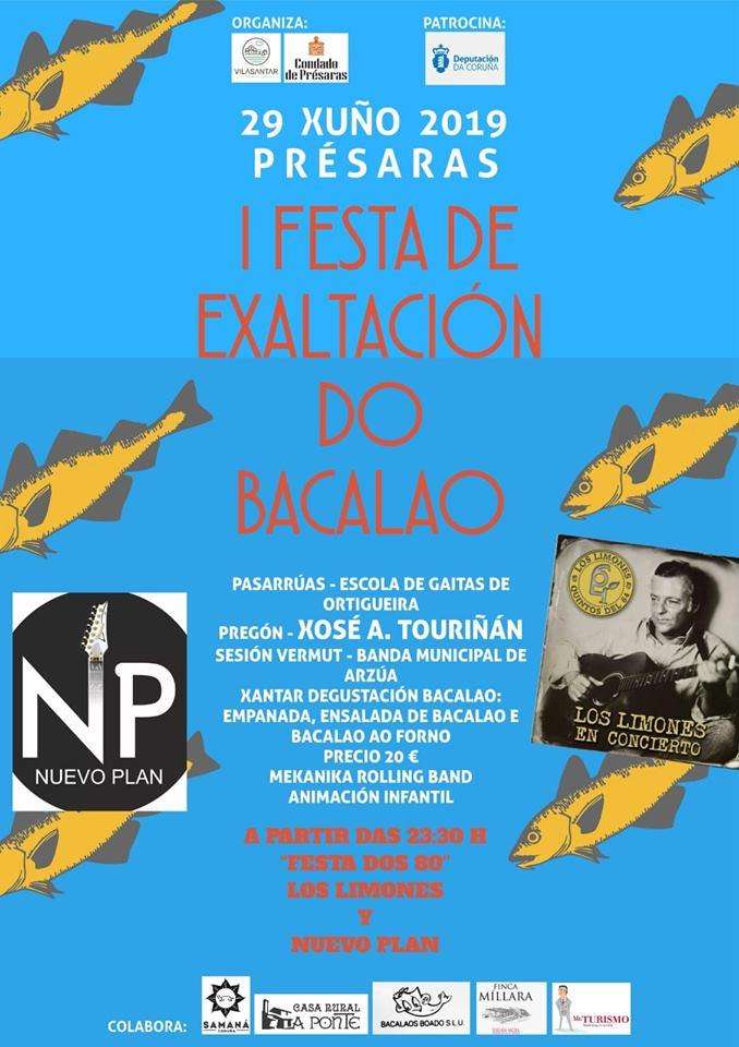I Festa Gastronómica do Bacalao de Présaras en Vilasantar