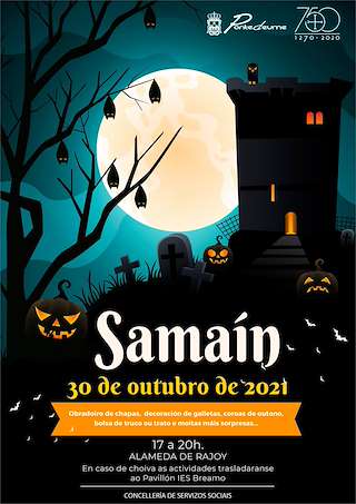 Fechas, información, programa, cartel, imágenes, mapa y ubicación de Festa Infantil do Samaín   en  Pontedeume