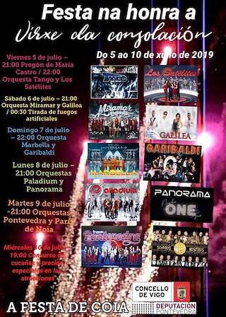 Festas de Coia - Virxe da Consolación (2024) en Vigo