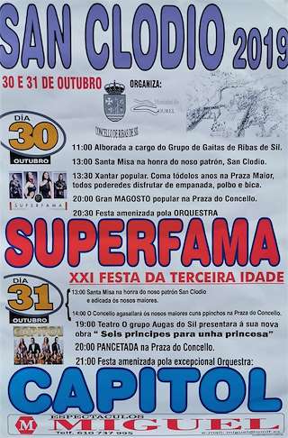 Festas de San Clodio en Ribas de Sil