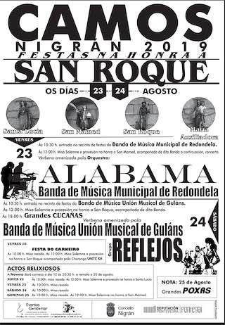 Festas de San Roque de Camos en Nigrán