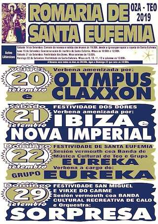 Festas de Santa Eufemia de Oza en Teo