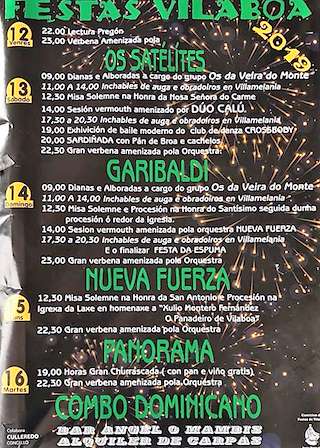 Festas de Vilaboa (2024) en Culleredo