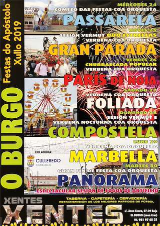 Festas do Apóstolo de O Burgo (2024) en Culleredo