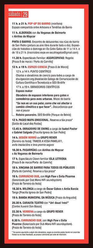 Festas do Barrio de San Pedro (2024) en Santiago de Compostela