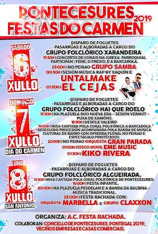 Festas do Carme (2024) en Pontecesures