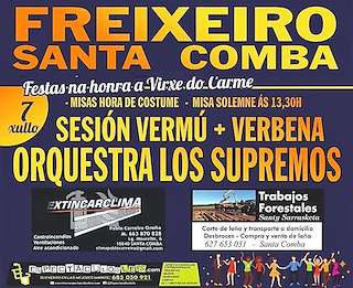 Festas do Carmen de Freixeiro (2024) en Santa Comba