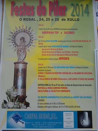 Festas do Pilar (2024) en O Rosal