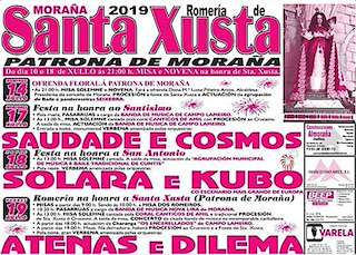 Festas Patronais de Santa Xusta (2024) en Moraña