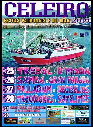 Festas Patronais e do Mar de Celeiro (2024) en Viveiro