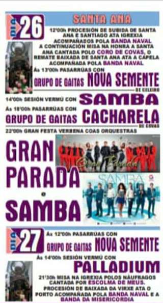 Festas Patronais e do Mar de Celeiro (2024) en Viveiro