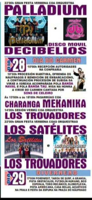 Festas Patronais e do Mar de Celeiro (2024) en Viveiro