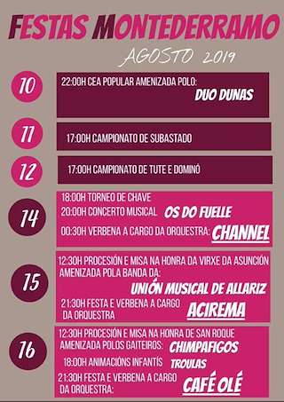 Festas Patronais en Montederramo