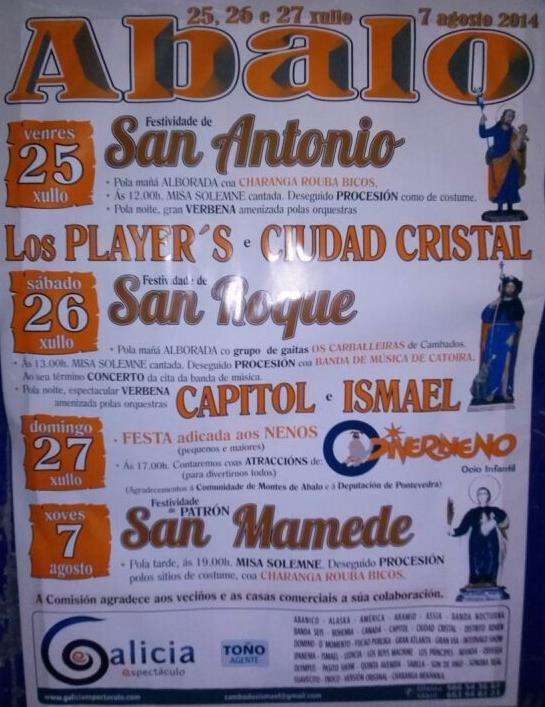 Festas Abalo en Catoira