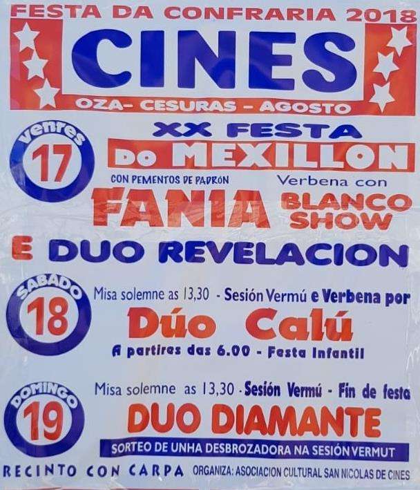 Festas da Confraría de Cines en Oza Cesuras