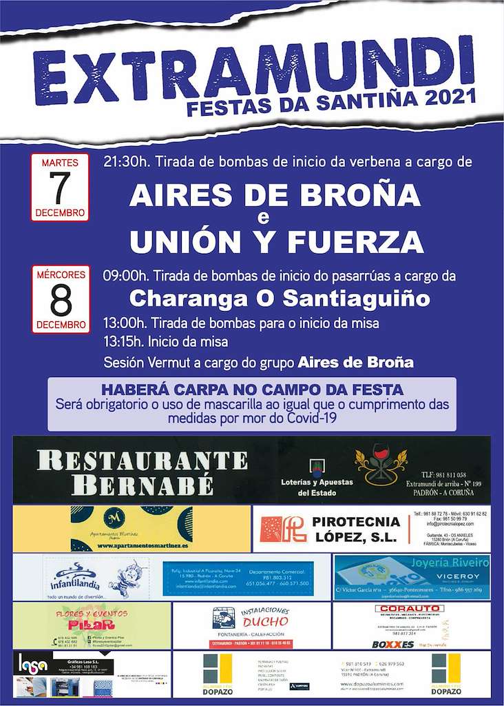 Festas da Santiña de Extramundi en Padrón