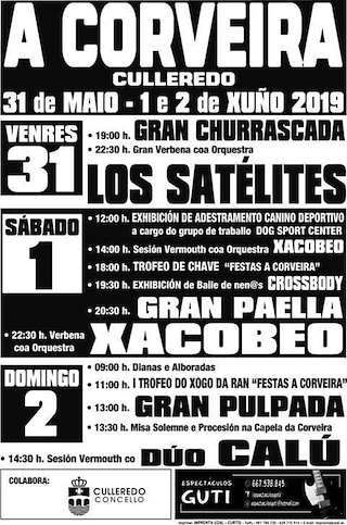 Fechas, información, programa, cartel, imágenes, mapa y ubicación de Festas de A Corveira  en  Culleredo