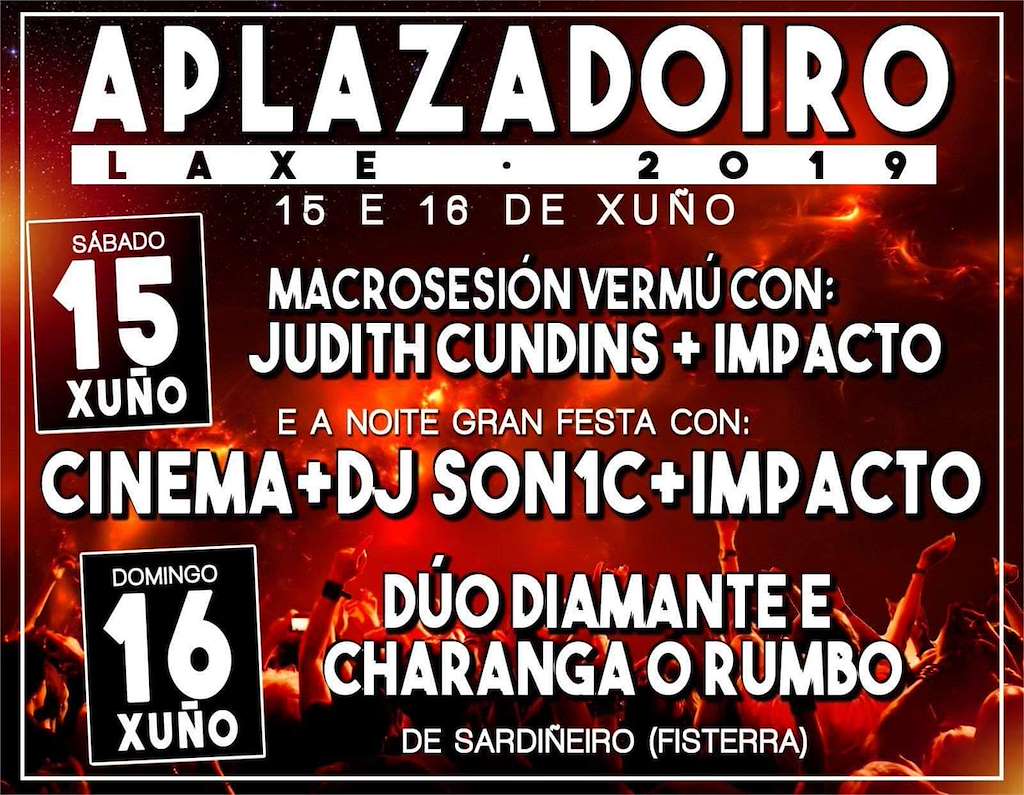Festas de Aplazadoiro (2024) en Laxe