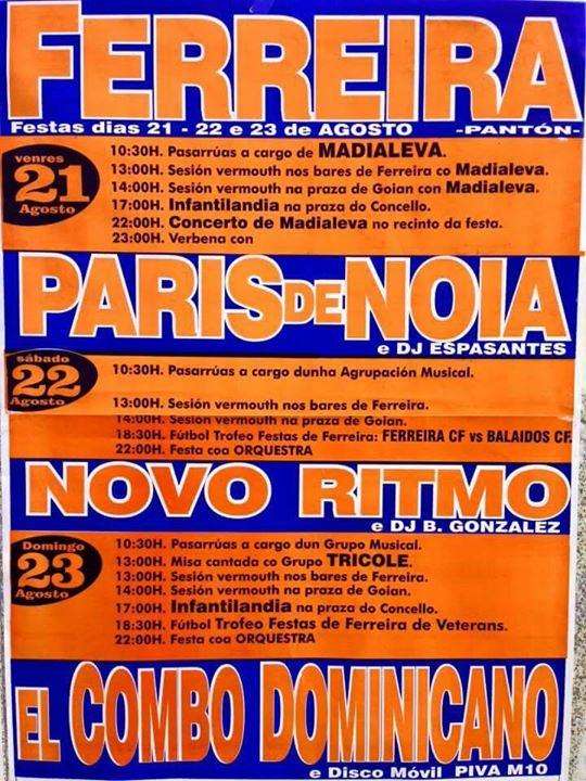 Festas de Ferreira en Pantón