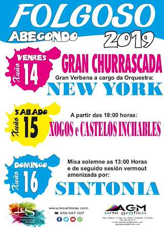 Fechas, información, programa, cartel, imágenes, mapa y ubicación de Festas de Folgoso (2024)  en  Abegondo